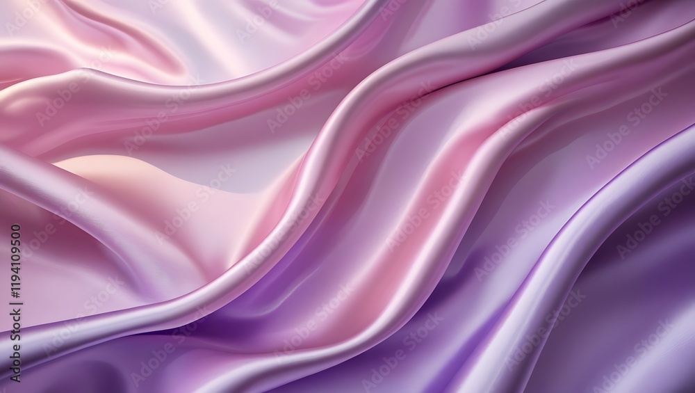 Obraz premium Luxurious Pink and Lavender Satin Abstract Background