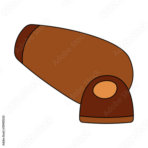 Pirate Treasure Element in Cartoon Design. Vector Illustration