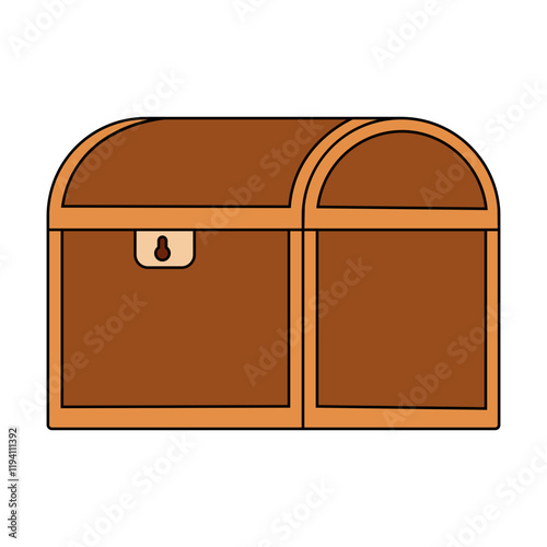 Pirate Treasure Element in Cartoon Design. Vector Illustration