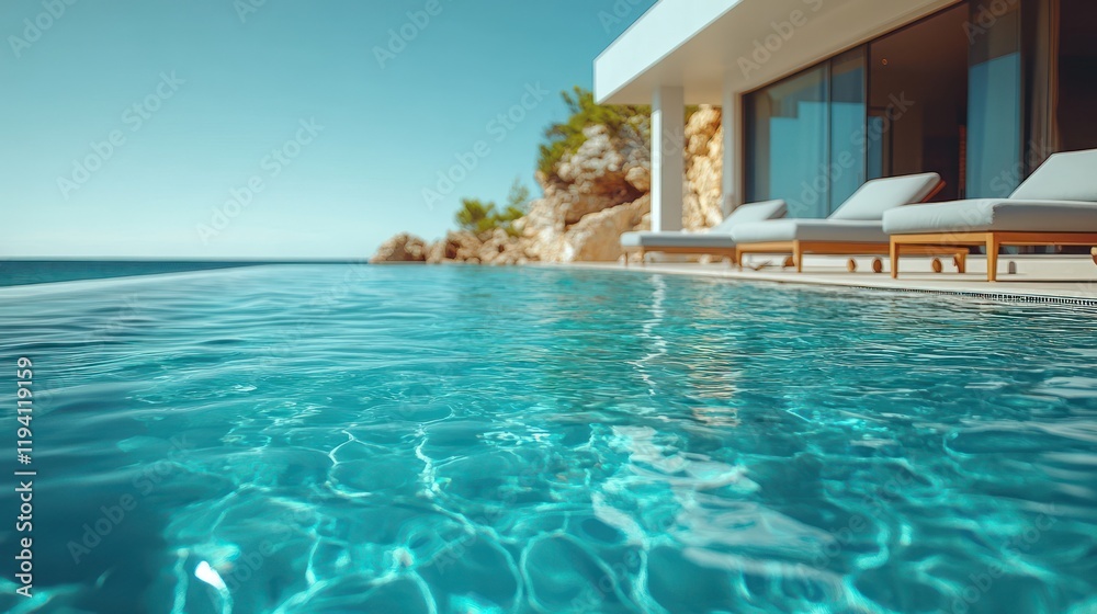 Luxury Infinity Pool Overlooking the Ocean Luxury Infinity Pool Overlooking the Ocean
