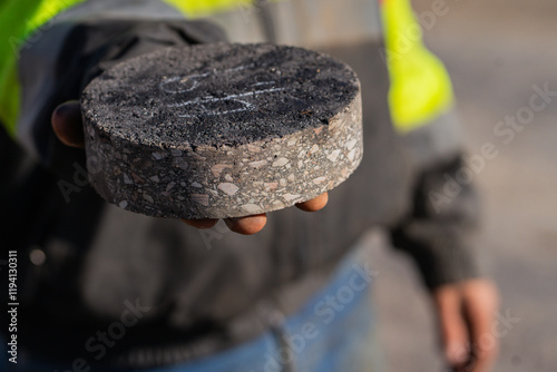 Asphalt QC core testing
