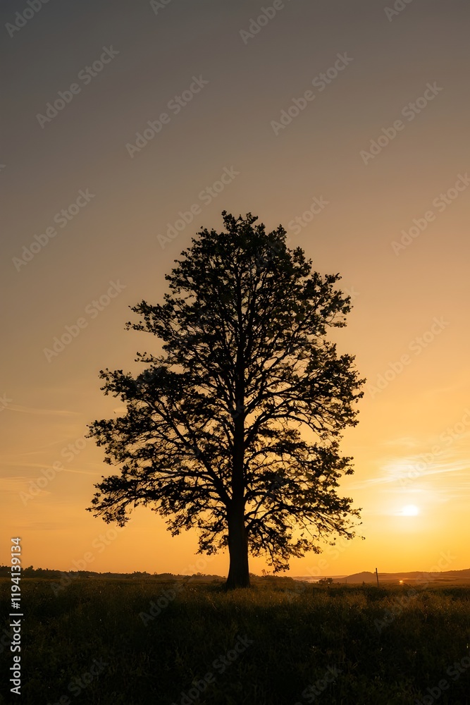 Majestic tree sunrise sunset background wallpaper Majestic tree sunrise sunset background wallpaper
