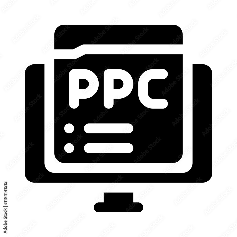 PPC glyph icon PPC glyph icon