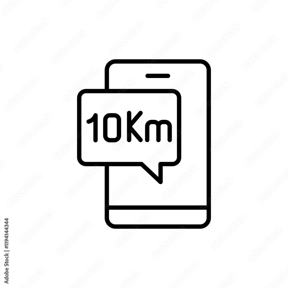 Runner app outline icons, minimalist vector illustration ,simple transparent graphic element .Isolated on white background Runner app outline icons, minimalist vector illustration ,simple transparent graphic element .Isolated on white background