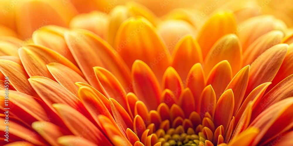 Abstract Macro Flower Petals: Yellow Orange Floral Texture Background Abstract Macro Flower Petals: Yellow Orange Floral Texture Background