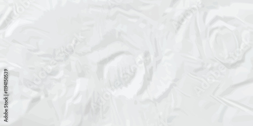 White old parchment cardboard paper crumpled pattern texture. Wrinkled white poster paper texture background.	
