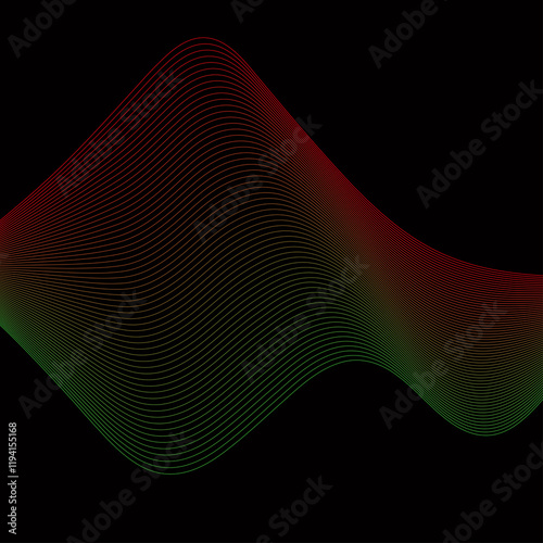 Smooth lines on a black background for your projects.