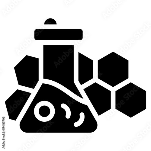 Chemical glyph icon