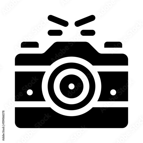 Camera glyph icon