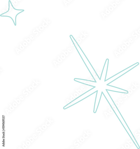 트윙클 glitter sparkle twinkle 컨페티 장식 별모양  일러스트 이미지 Vector illustration