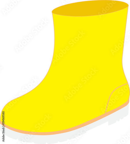rainy season  rain boots must have item
레인부츠 필수 아이템 일러스트 이미지 Vector illustration