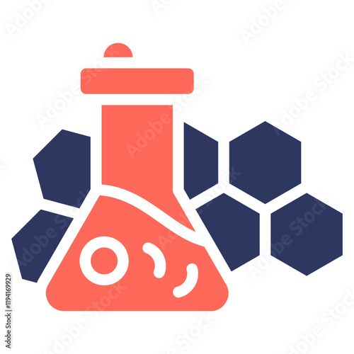 Chemical glyph color icon