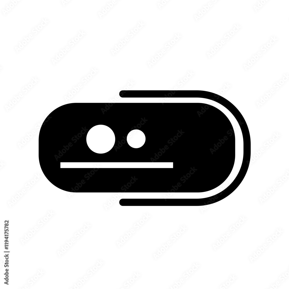 music player vector icon