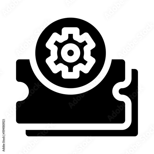 Support Ticket glyph icon