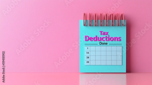 Tax deduction checklist for effective planning home office visual guide organized space direct view financial awareness