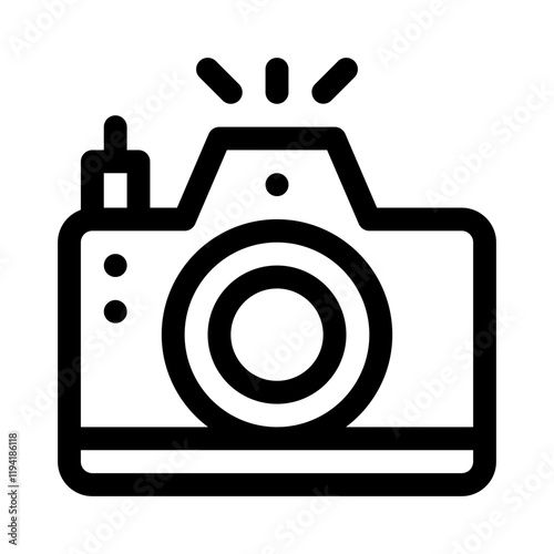 Camera line icon
