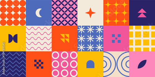 simple abstract geometry patterns for backgrounds