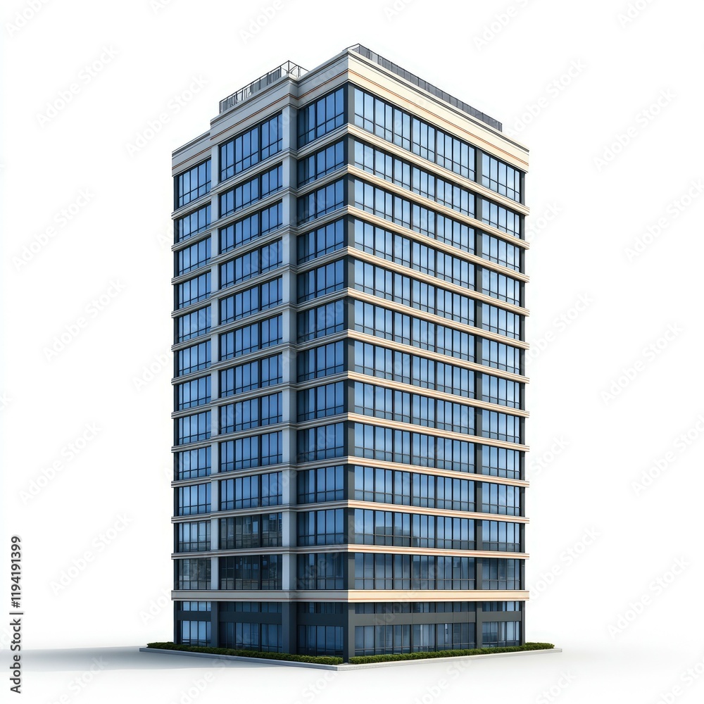 Modern Glass Skyscraper: City Architecture, Urban Design, and Real Estate Modern Glass Skyscraper: City Architecture, Urban Design, and Real Estate