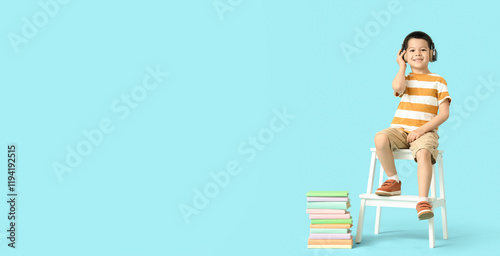 Cute little Asian boy in he...