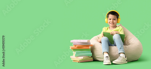 Cute little Asian boy in he...