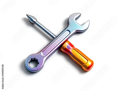 Rainbow Wrench and Screwdriver: Tools of the Trade, Repair and Maintenance Equipment photo