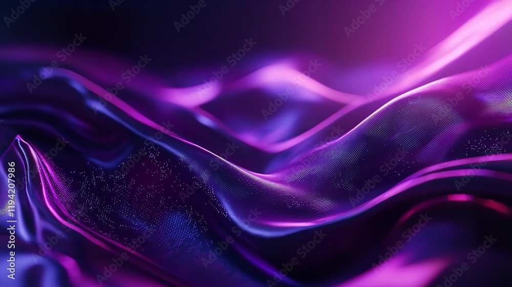 Fototapeta premium Purple Powder Explosion