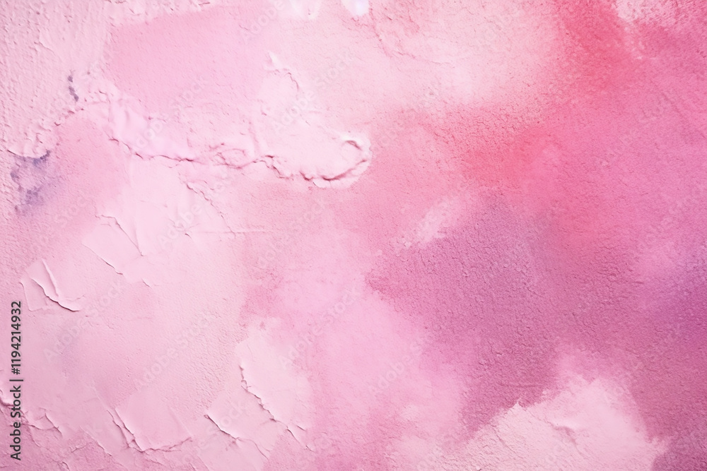 Fototapeta premium Abstract Pink Watercolor Background with Soft Vibrant watercolor painting with shades of pink and purple.