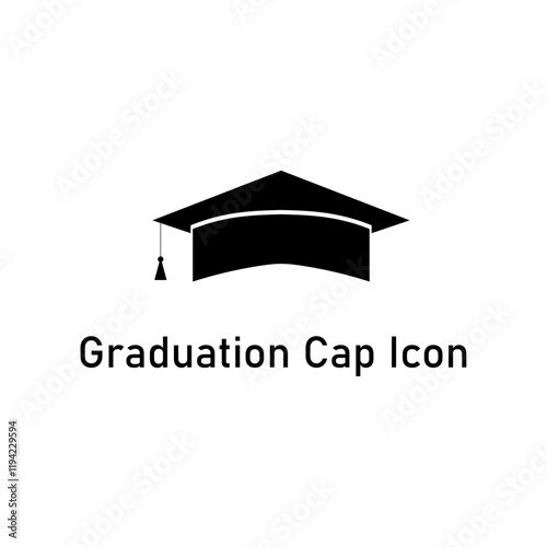 Graduation Cap Icon, Mortarboard Icon, Graduation Hat Icon, Education Icon, Student Icon, Academic Icon

