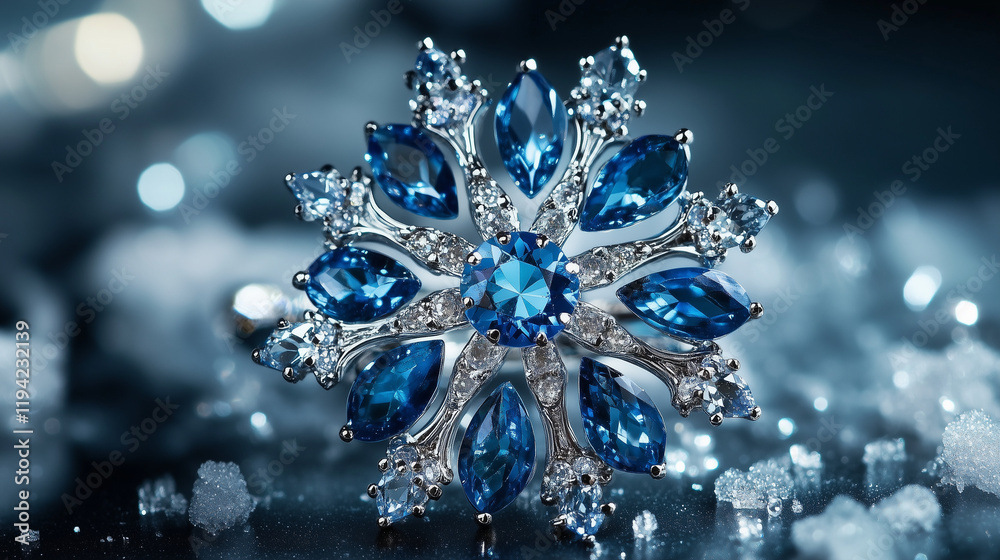 Beautiful Sapphire Accessory Background Beautiful Sapphire Accessory Background