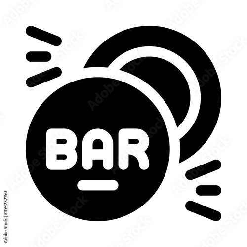 Lotion Bar glyph icon