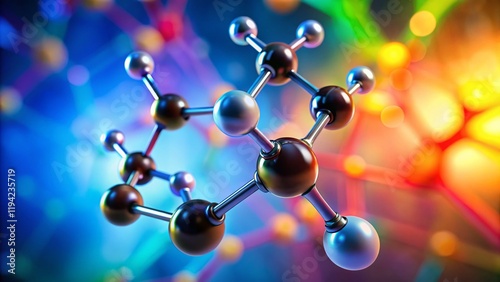Minimalist Molecular Structure: Dimethylacetamide (DMAc) Solvent