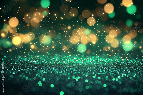 background with bokeh, st patrick day background