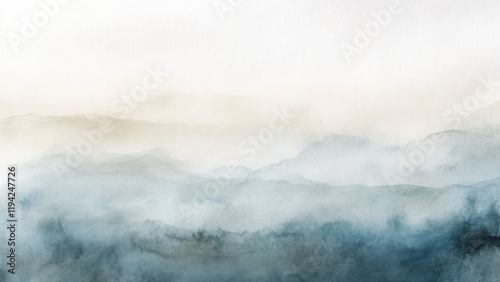 Abstract watercolor aesthetic horizontal background. Hand drawn vector splatter texture. Brush stroked painting pastel color watercolour