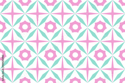 Geometric Ethnic pattern,tile, carpet, vector, illustration design