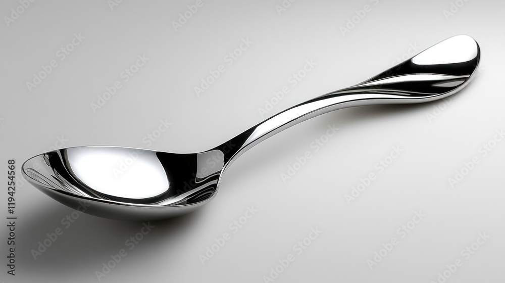 Sleek Modern Silver Spoon Design: A Polished Culinary Utensil Sleek Modern Silver Spoon Design: A Polished Culinary Utensil