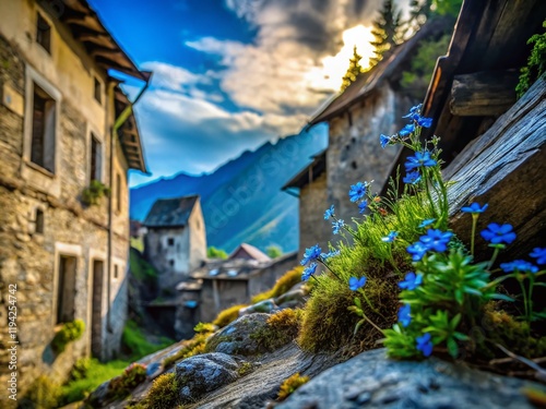 Sareis, Liechtenstein Alpine Flowers: June 20, 2021 - Urban Exploration Photography photo