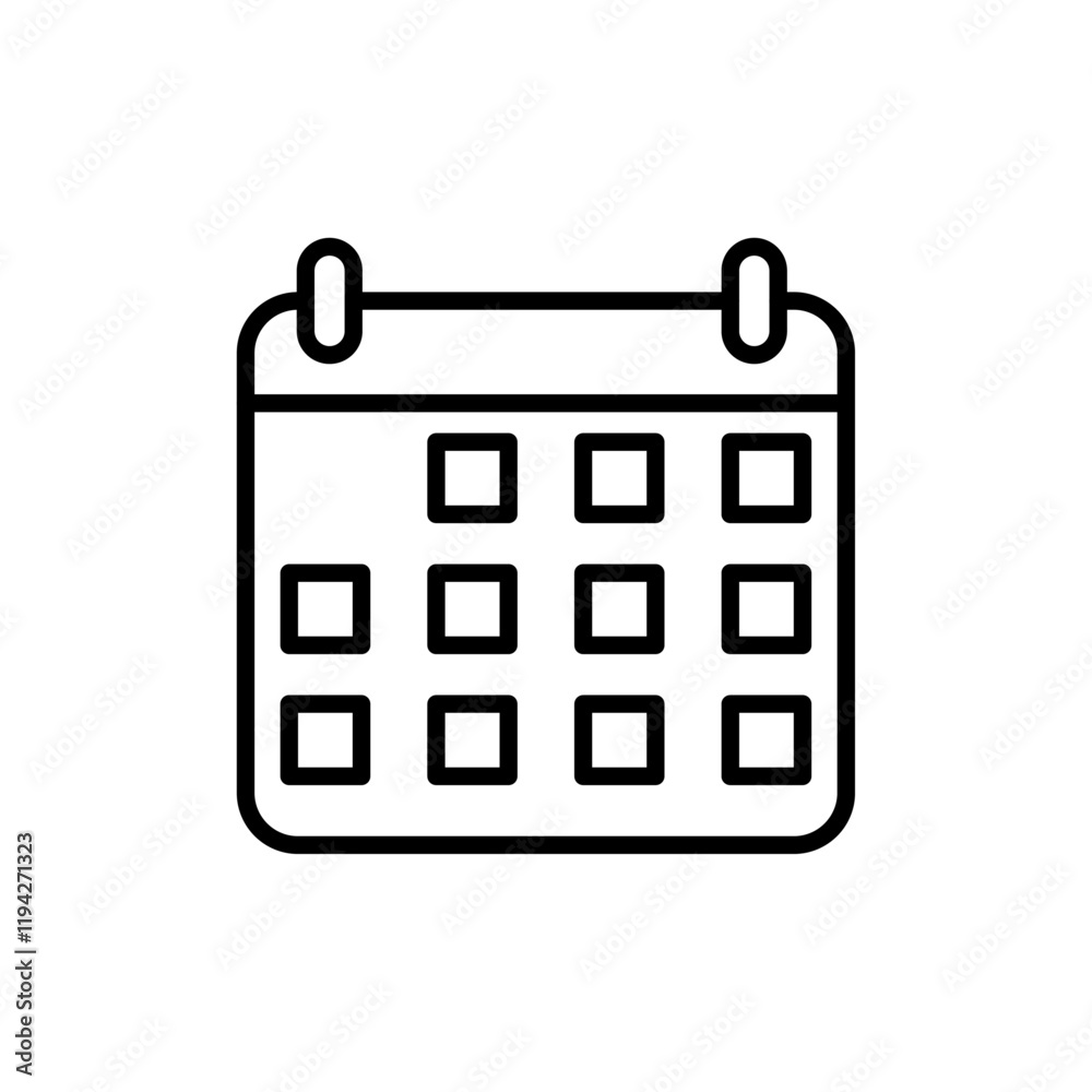Calendar icon Art design illustration Calendar icon Art design illustration