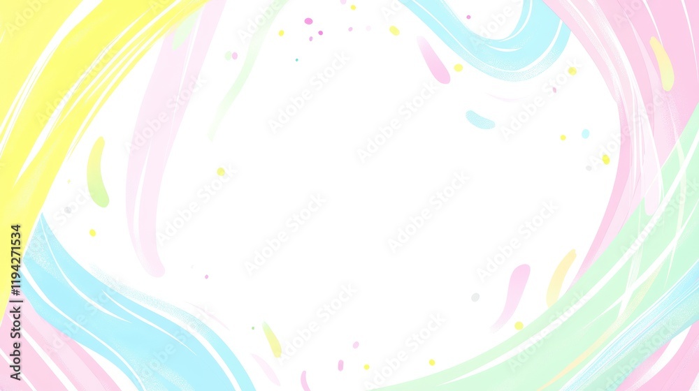 Pastel Swirls Abstract Background Soft Colors Design White Space Pastel Swirls Abstract Background Soft Colors Design White Space