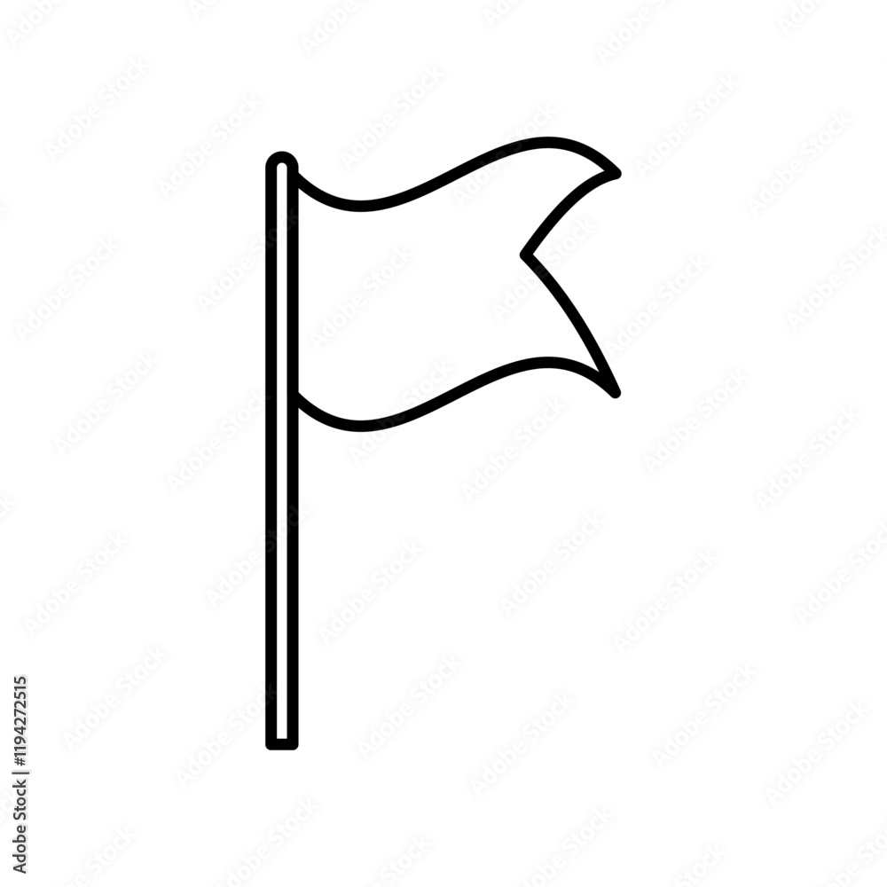 Flag icon Art design illustration Flag icon Art design illustration