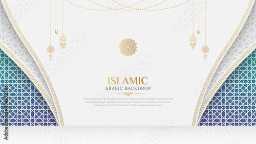 Islamic Arabic luxury backdrop background