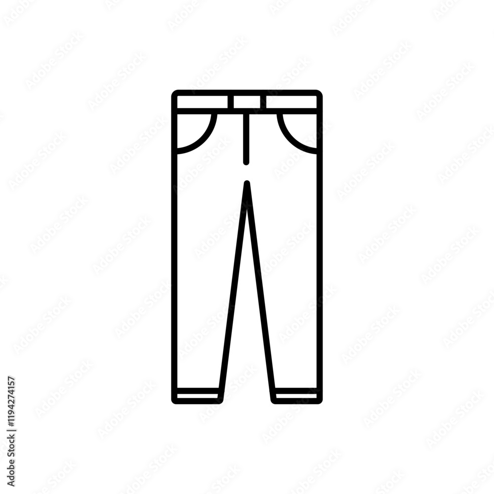Pants Icon Art design illustration Pants Icon Art design illustration
