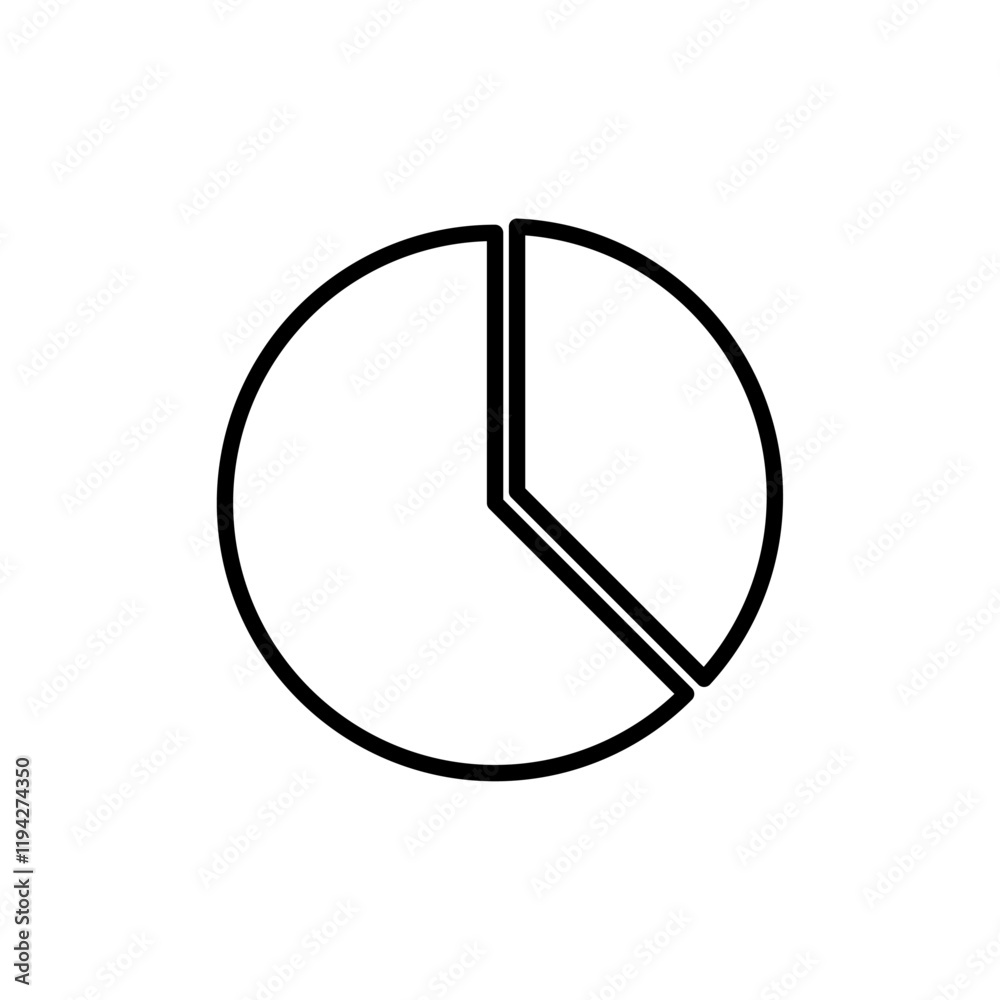 Pie Chart Icon Art design illustration Pie Chart Icon Art design illustration