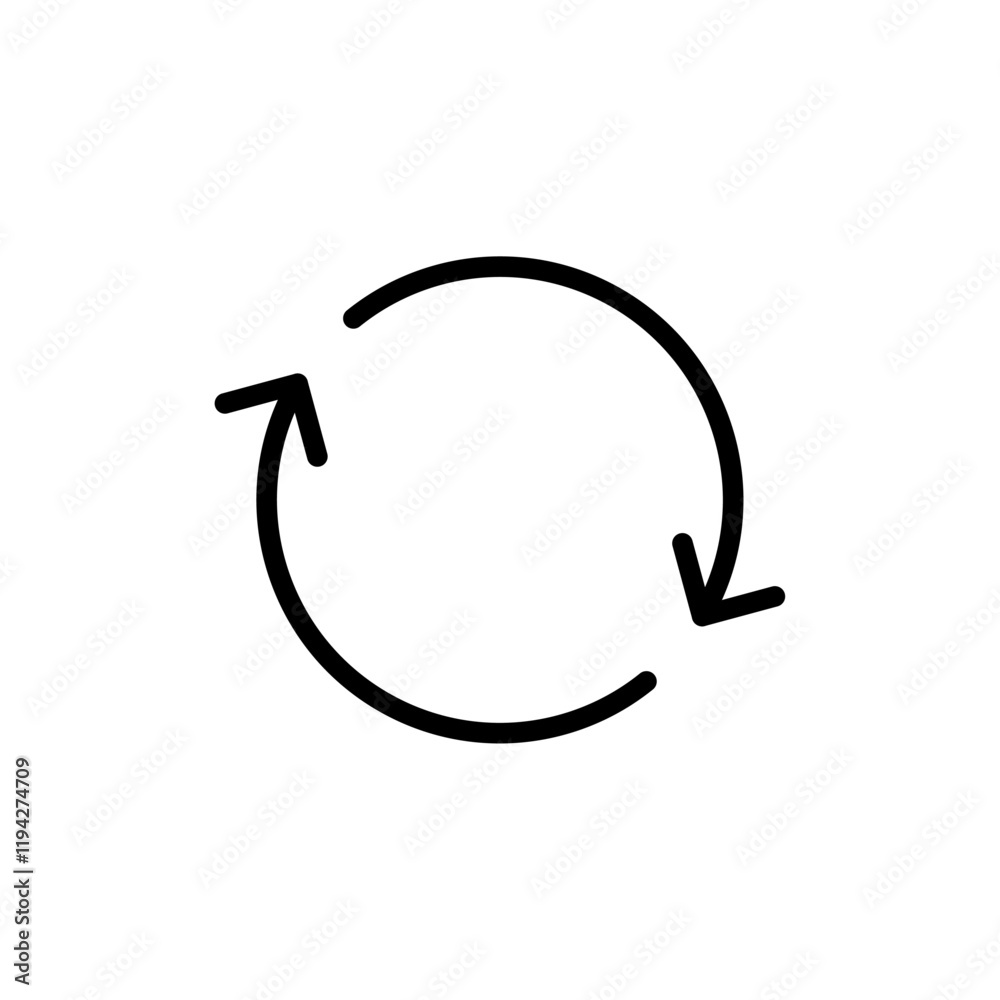 Refresh icon Art design illustration Refresh icon Art design illustration