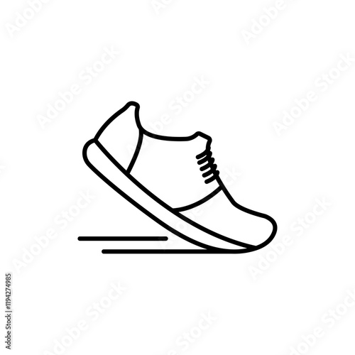 Shoes Icon Art design illustration