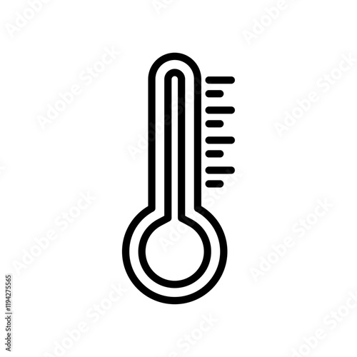 Thermometer Icon Art design illustration