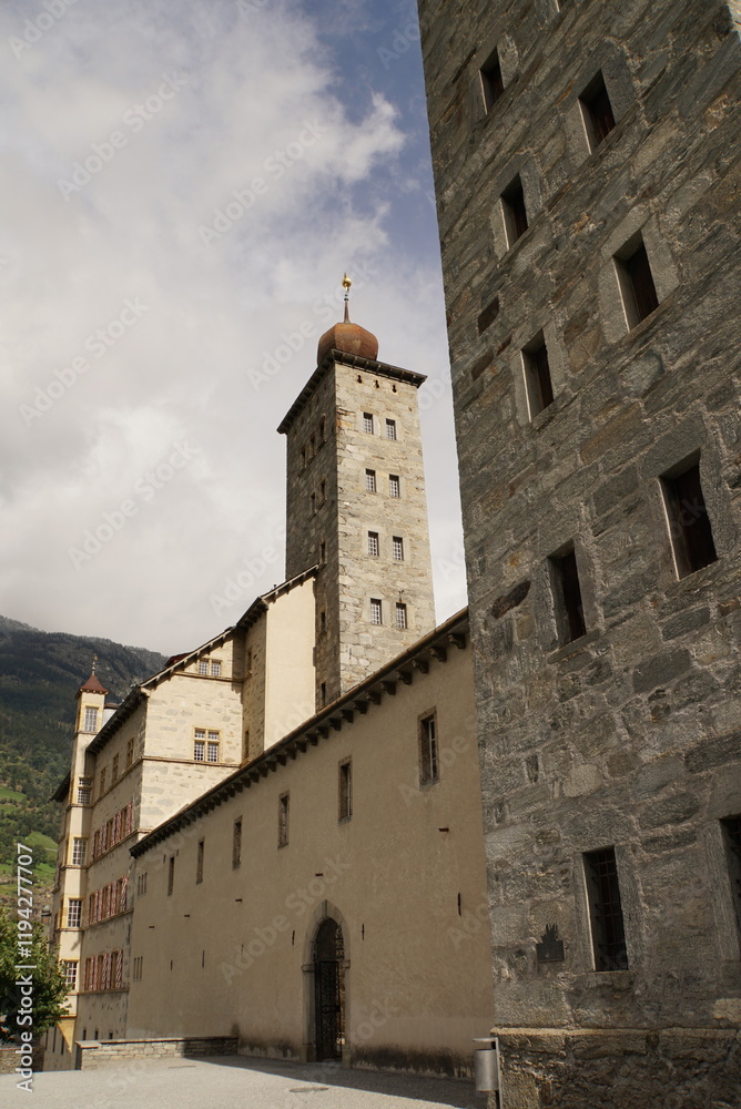 The Stockalper Palace in Brig - Switzerland The Stockalper Palace in Brig - Switzerland
