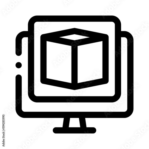 Blockchain Symbol line icon