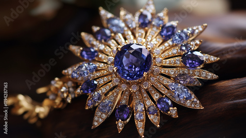 Beautiful Tanzanite Accessories Background