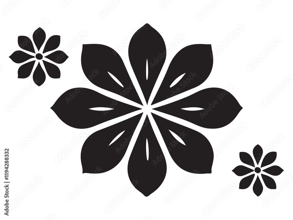 Fototapeta premium set of flowers