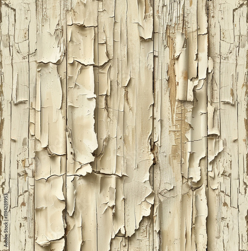 A beige background with peeling paint in light to dark shades creates an artistic, textured effect, perfect for interior decor or graphic design accents.